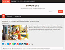 Tablet Screenshot of irokonews.com